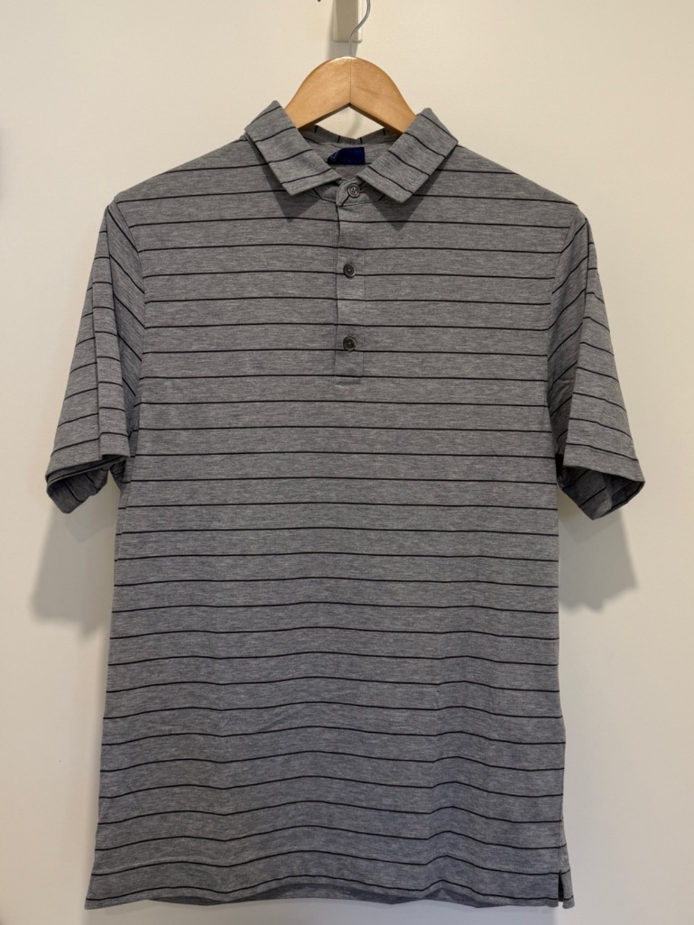 FootJoy Athletic Fit Open Stripe Jersey Self Collar